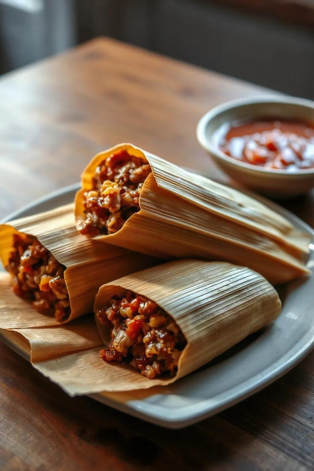 Tamales de Pollo