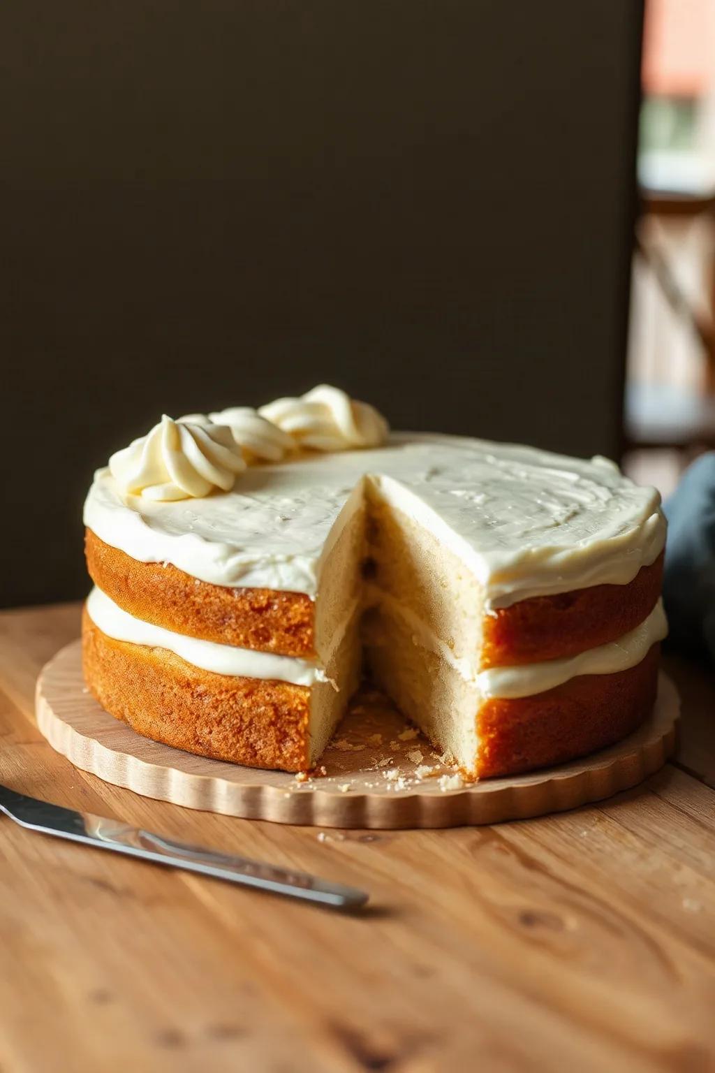 Low-Fat Vanilla Cake