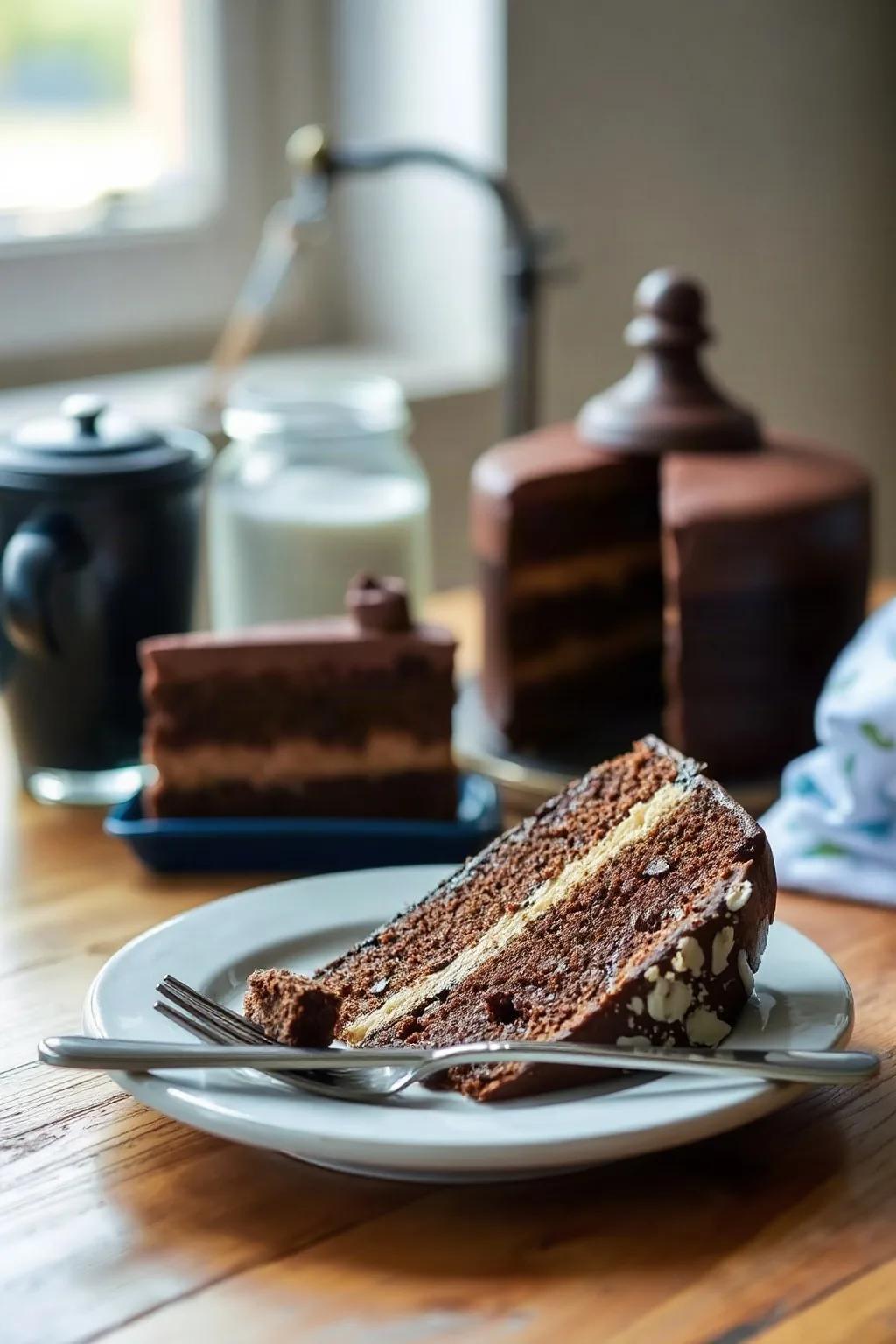 Pastel de Chocolate y Café