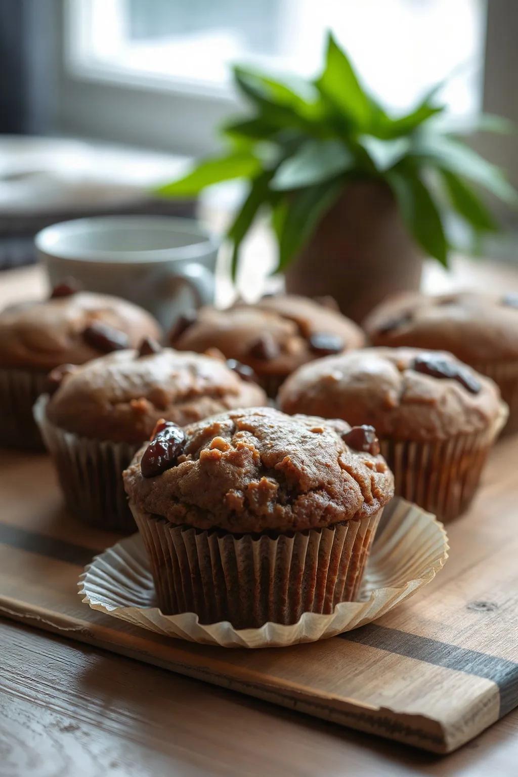 Bran and Date Muffins