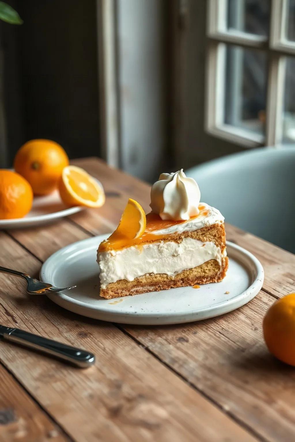 Clementine Ice Cream Cake