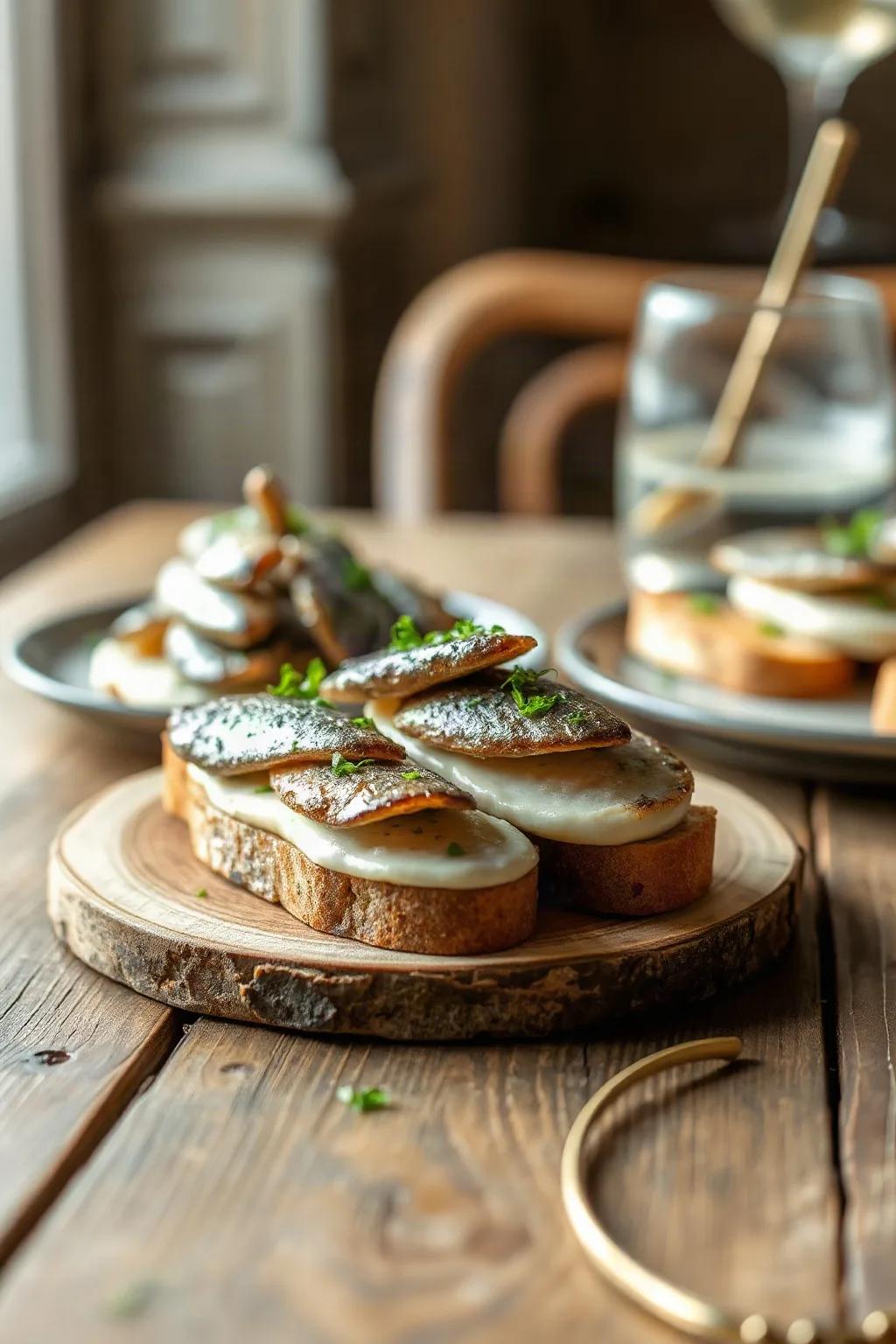Open-Faced Sardine Sandwiches