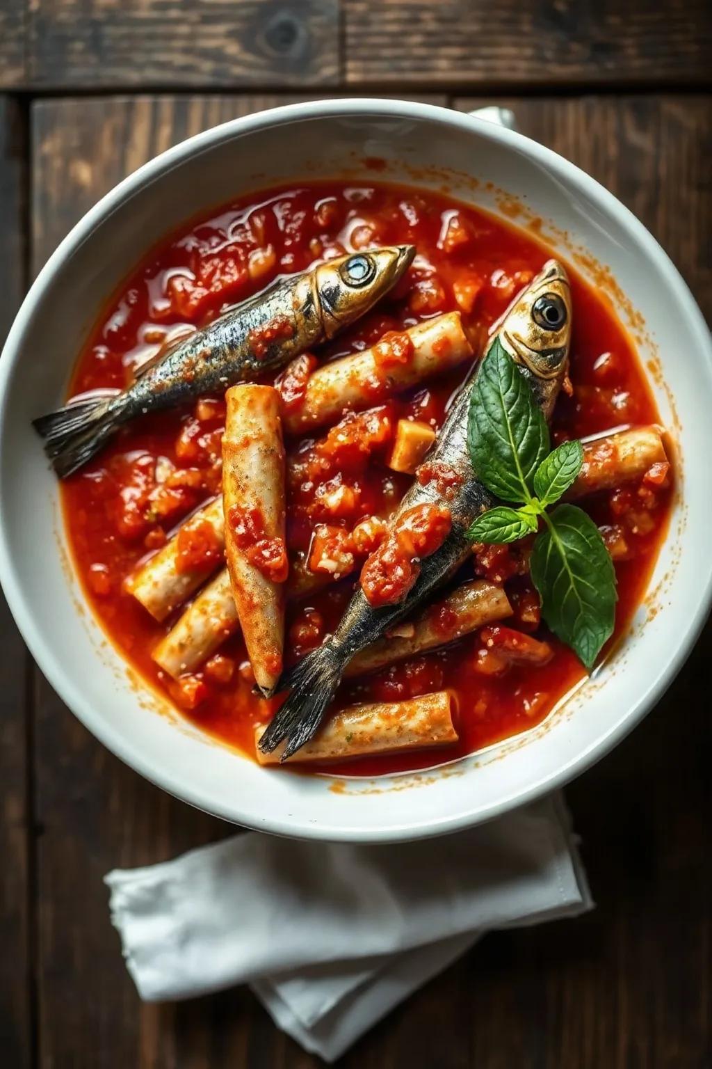 Sardines à la tomate