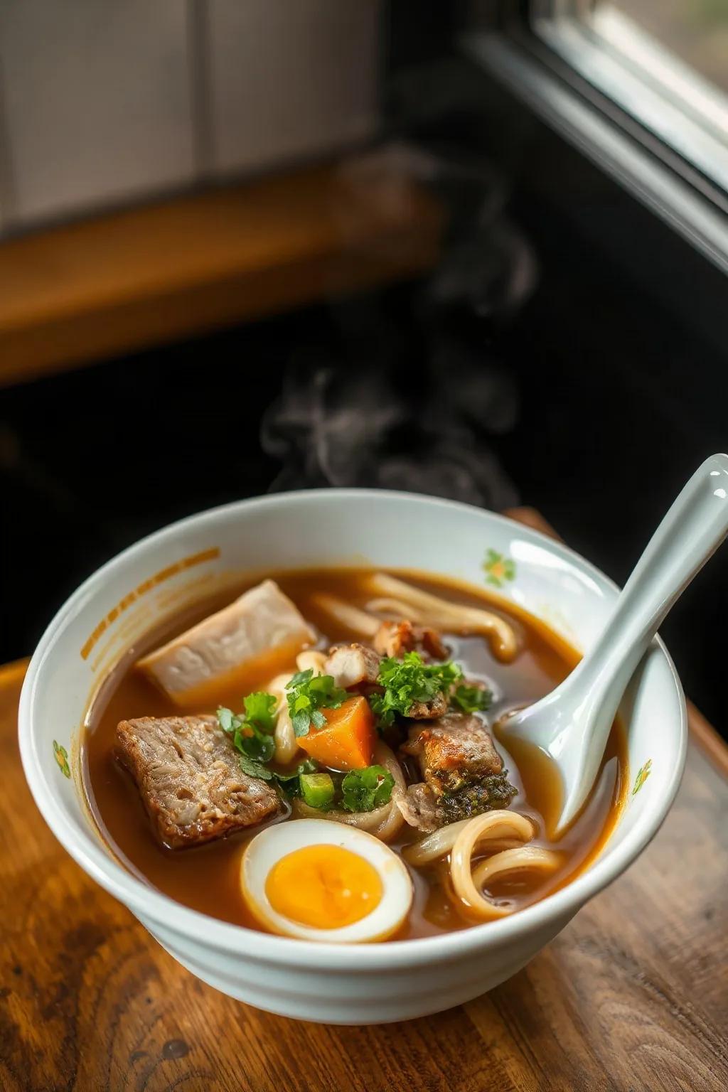 Sopa de Ramen con Cerdo Estofado