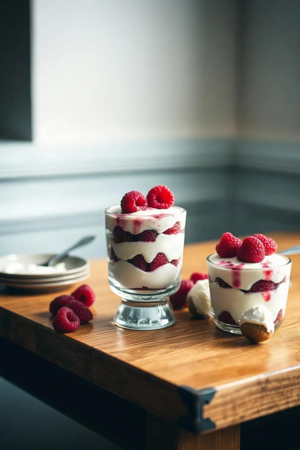 No-Bake Cream Cheese and Raspberry Layered Dessert