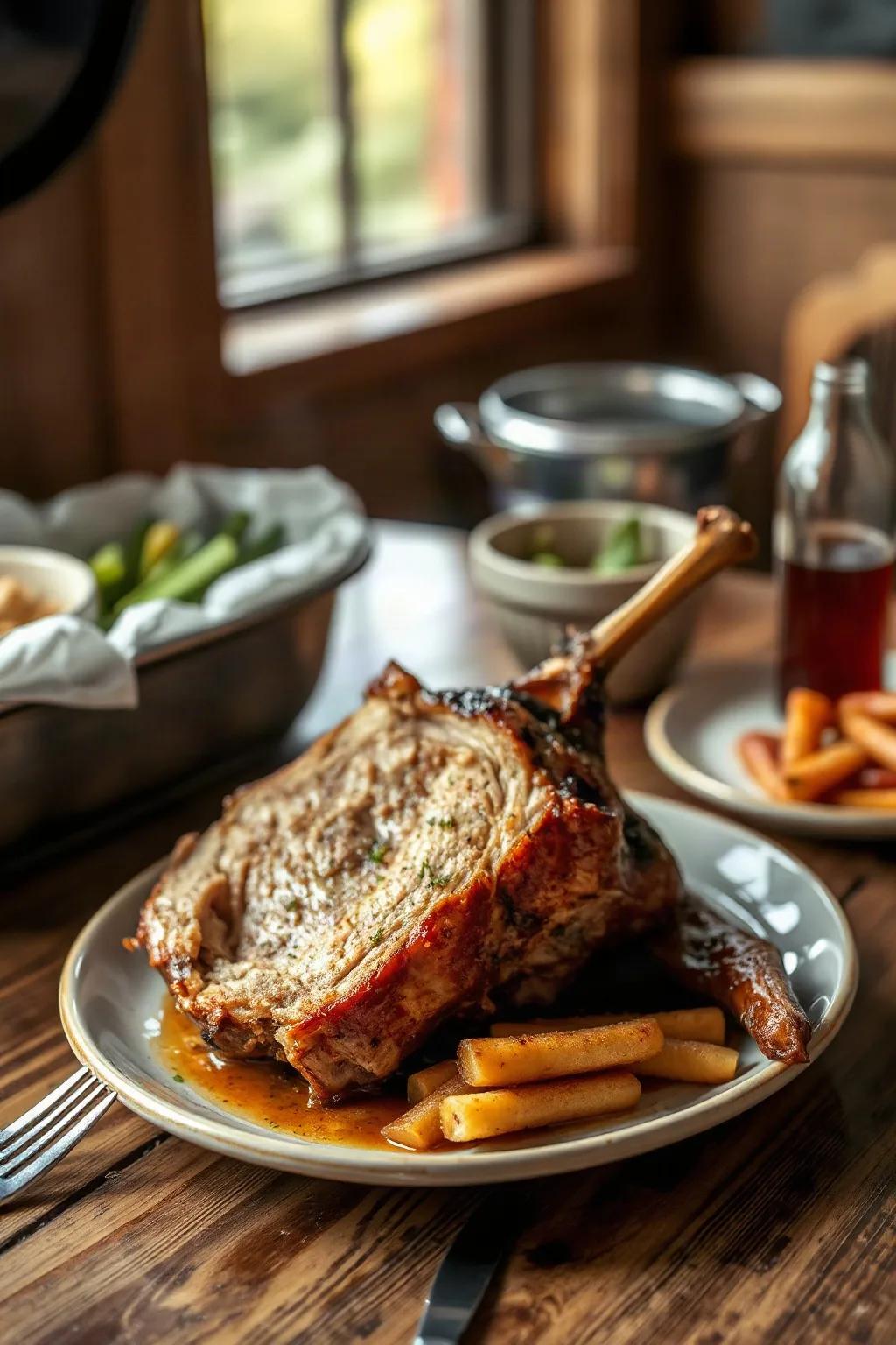 Cajun Spit-Roasted Pork