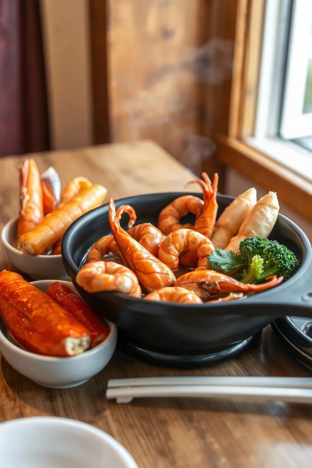 Fondue chinoise de la mer