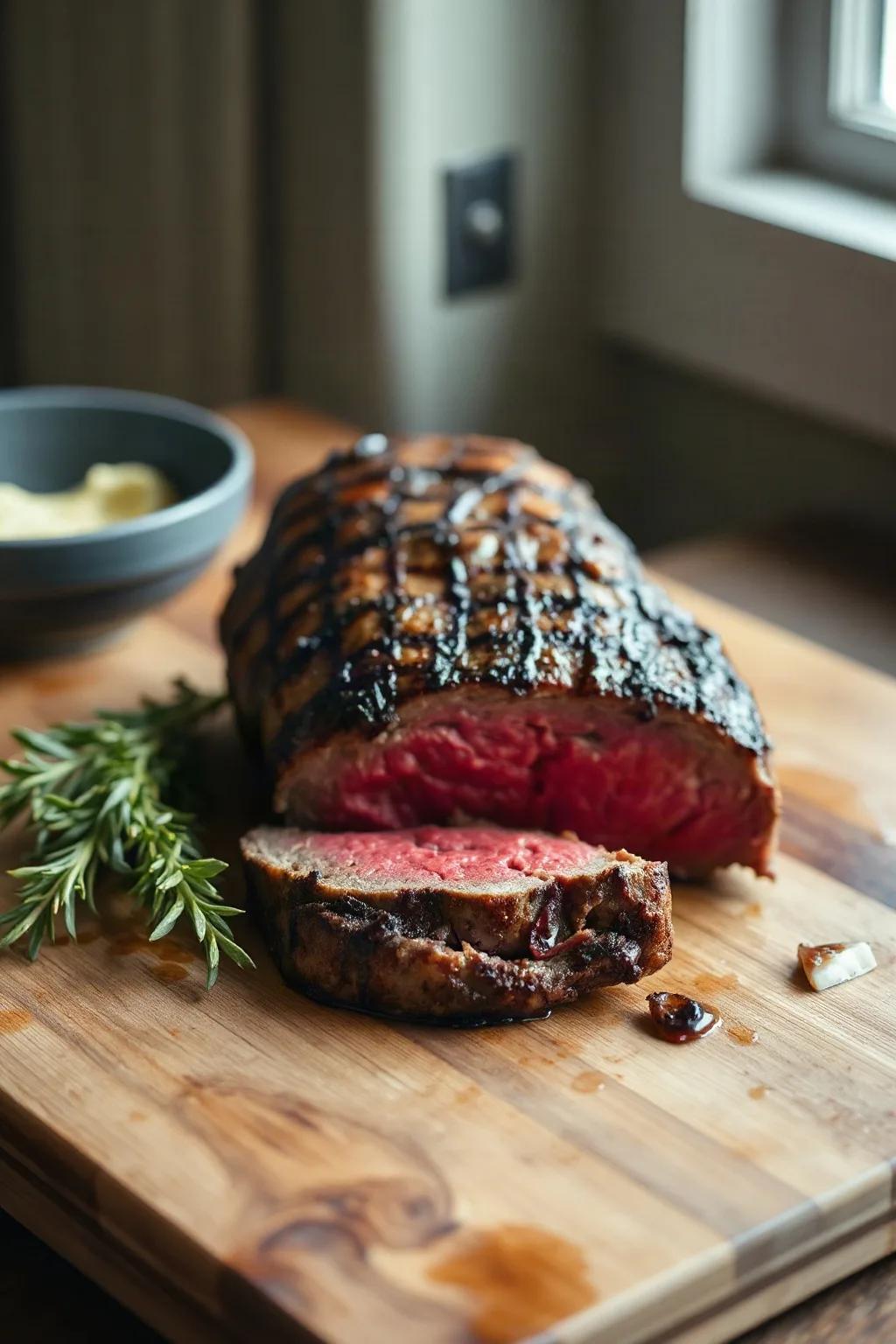 Grilled Sirloin Tip Roast