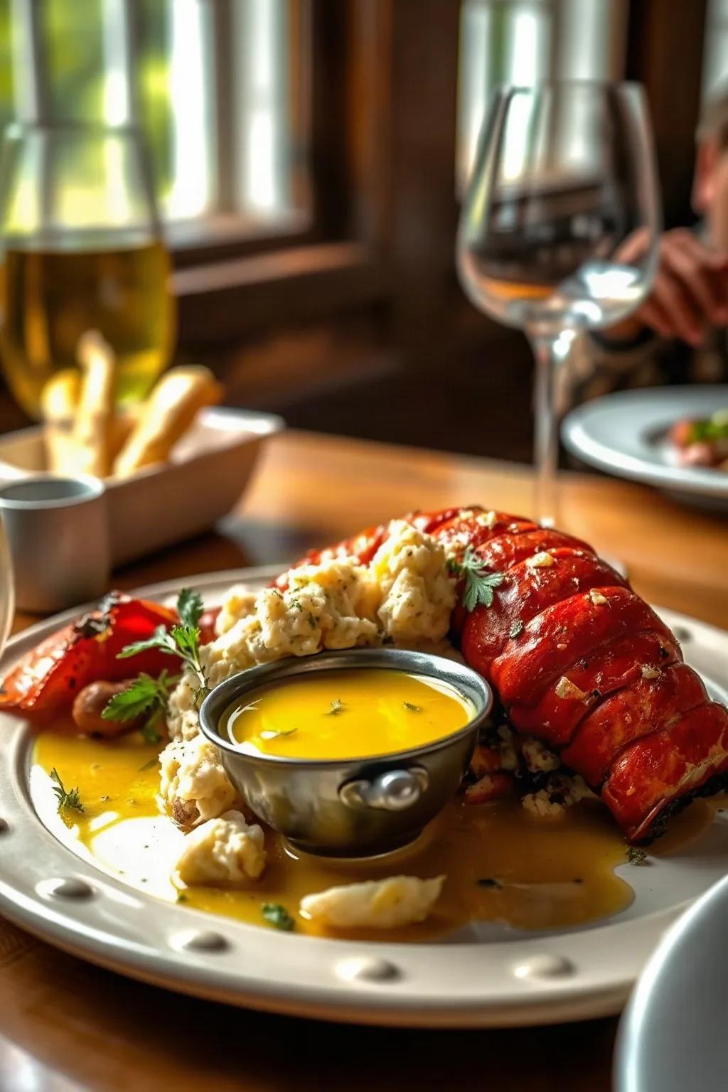 Lobster with Herb Butter