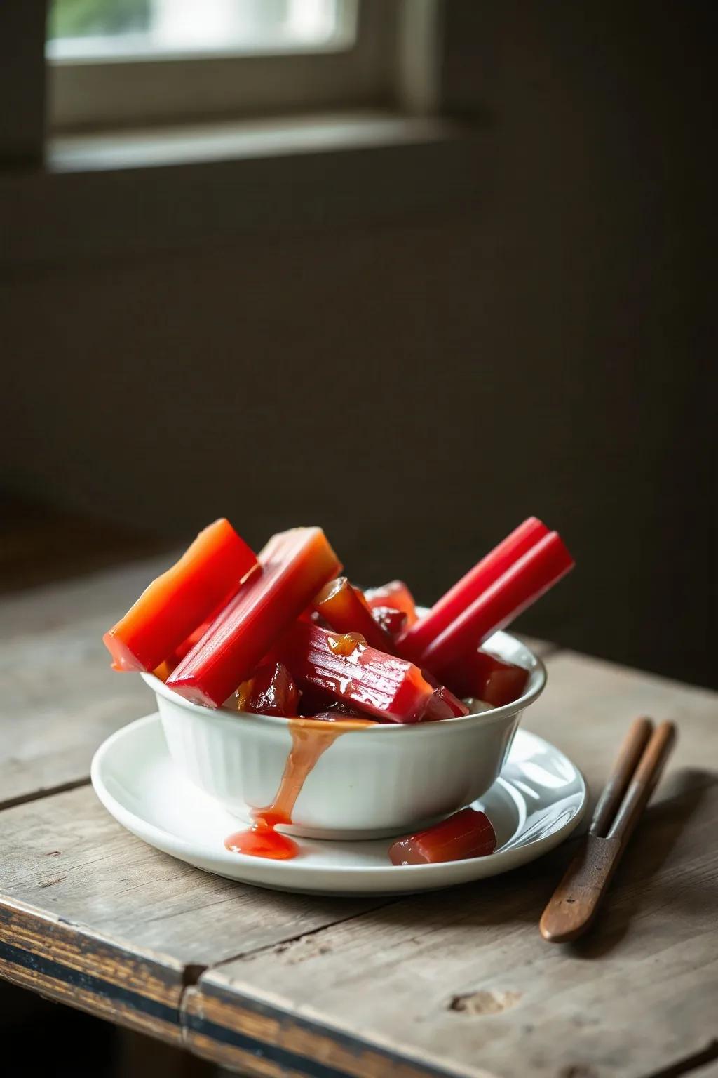 Candied Rhubarb
