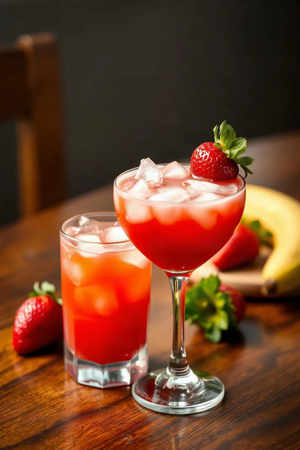 Strawberry Daiquiri Mocktail