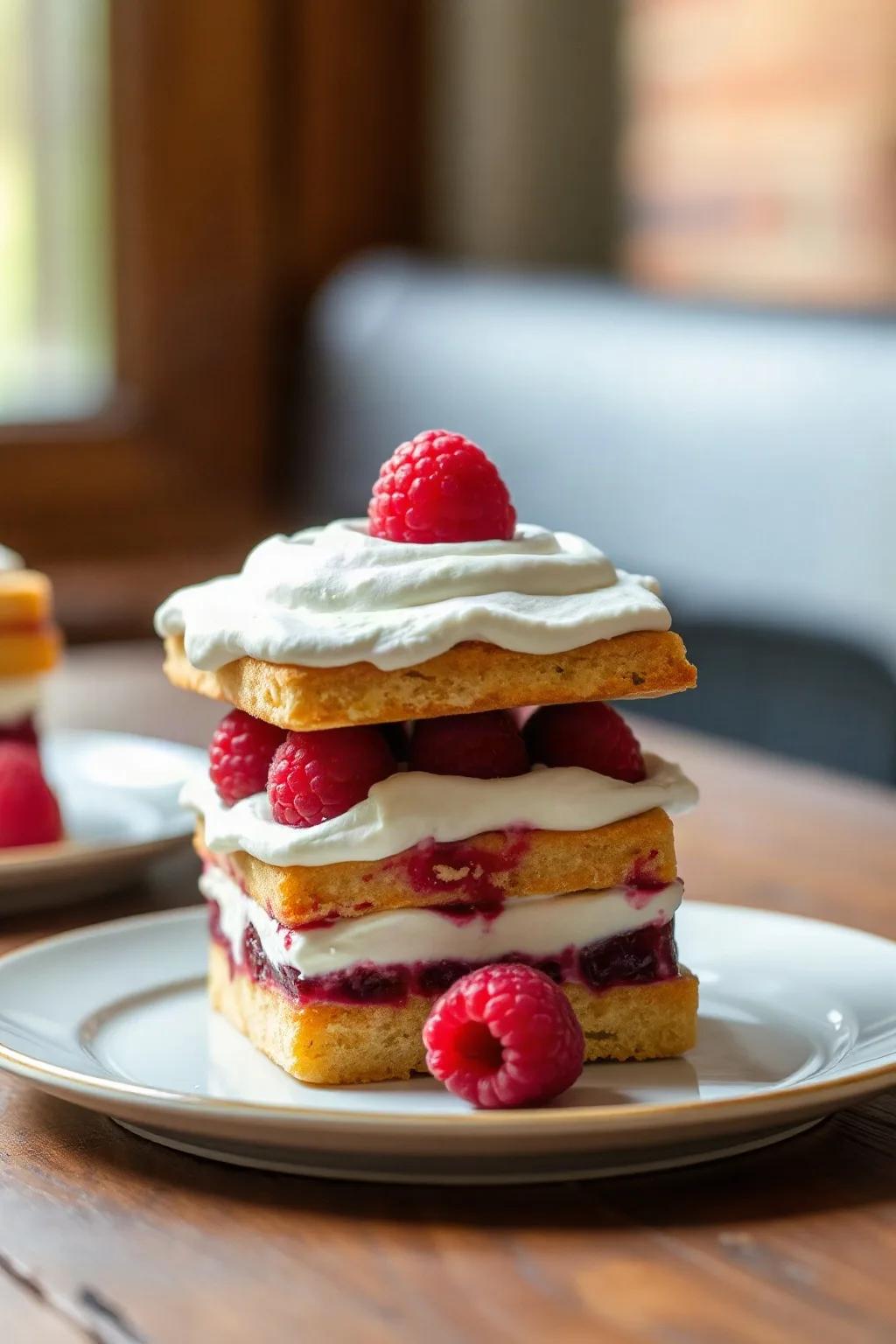 Raspberry Tiramisu