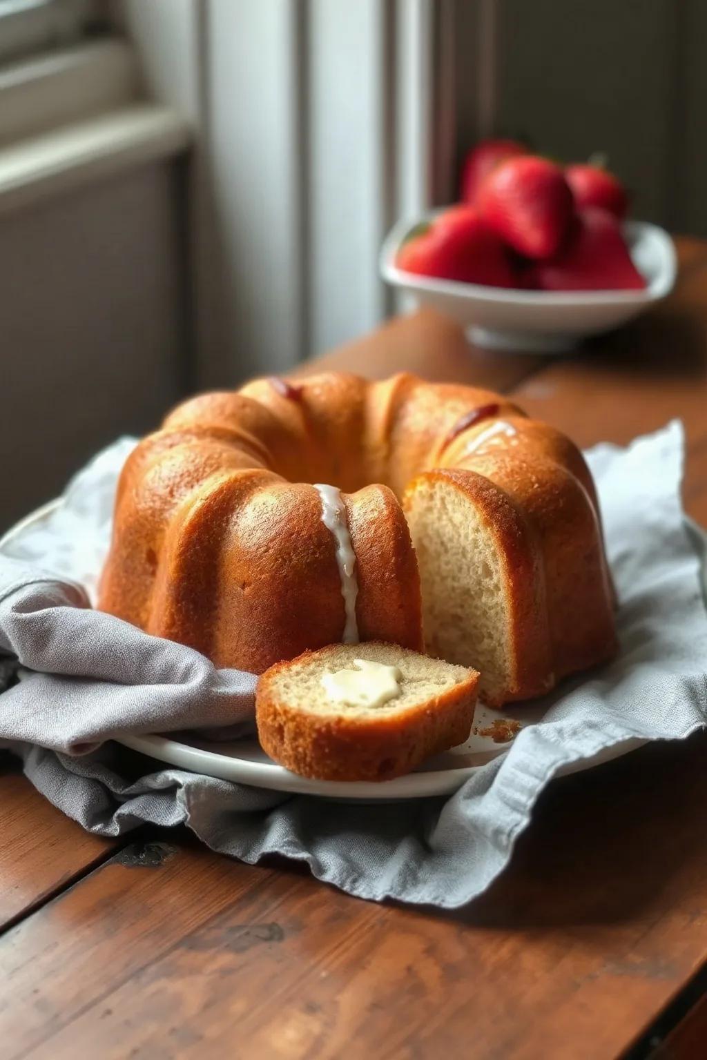 Classic Quatre Quarts Cake