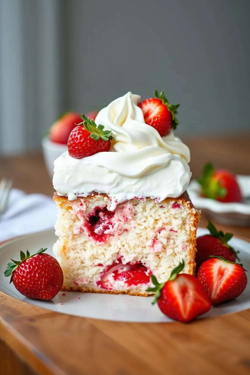 Gluten-Free Strawberry Cream Cake