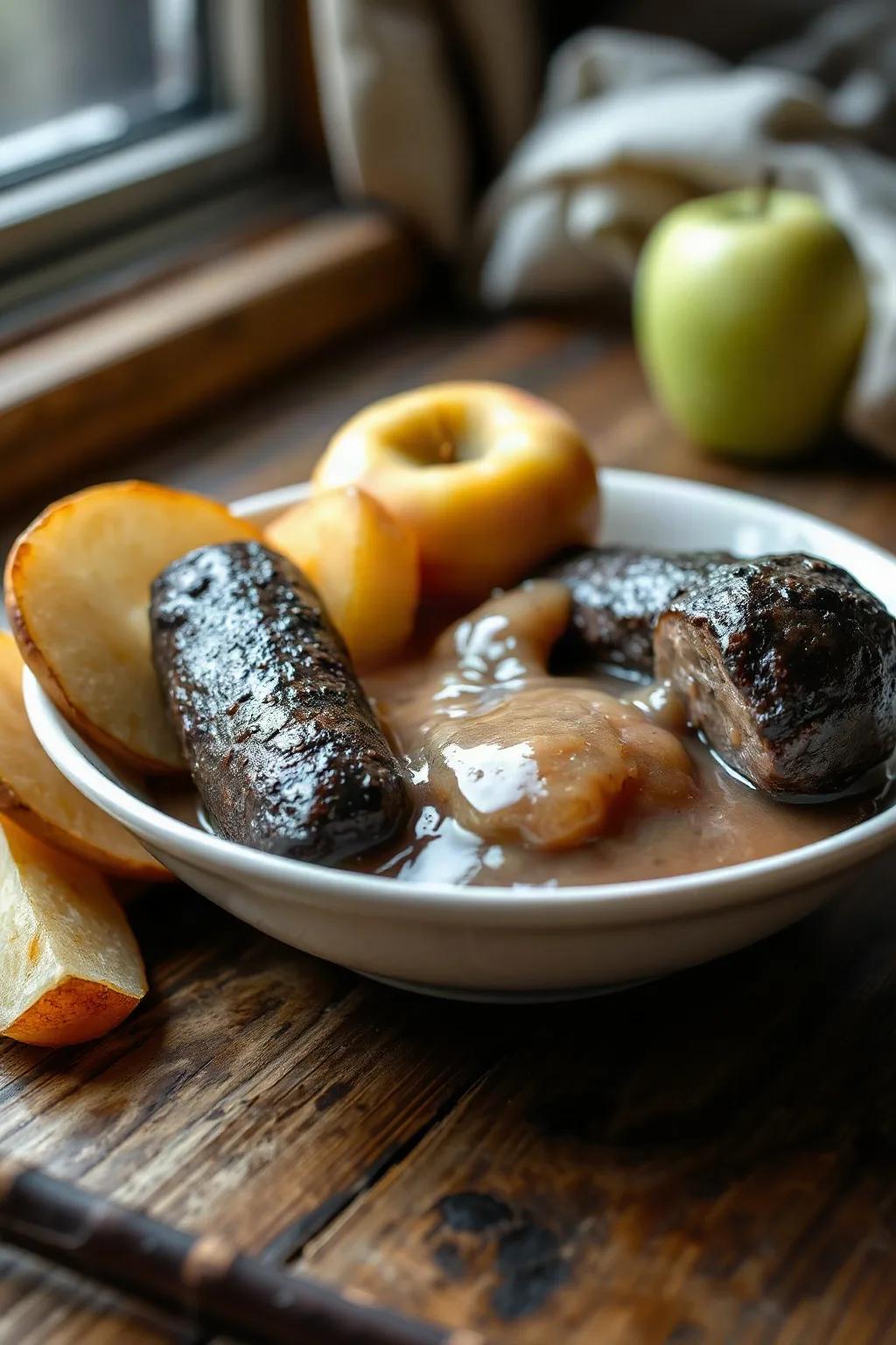 Boudin y Salsa de Manzana