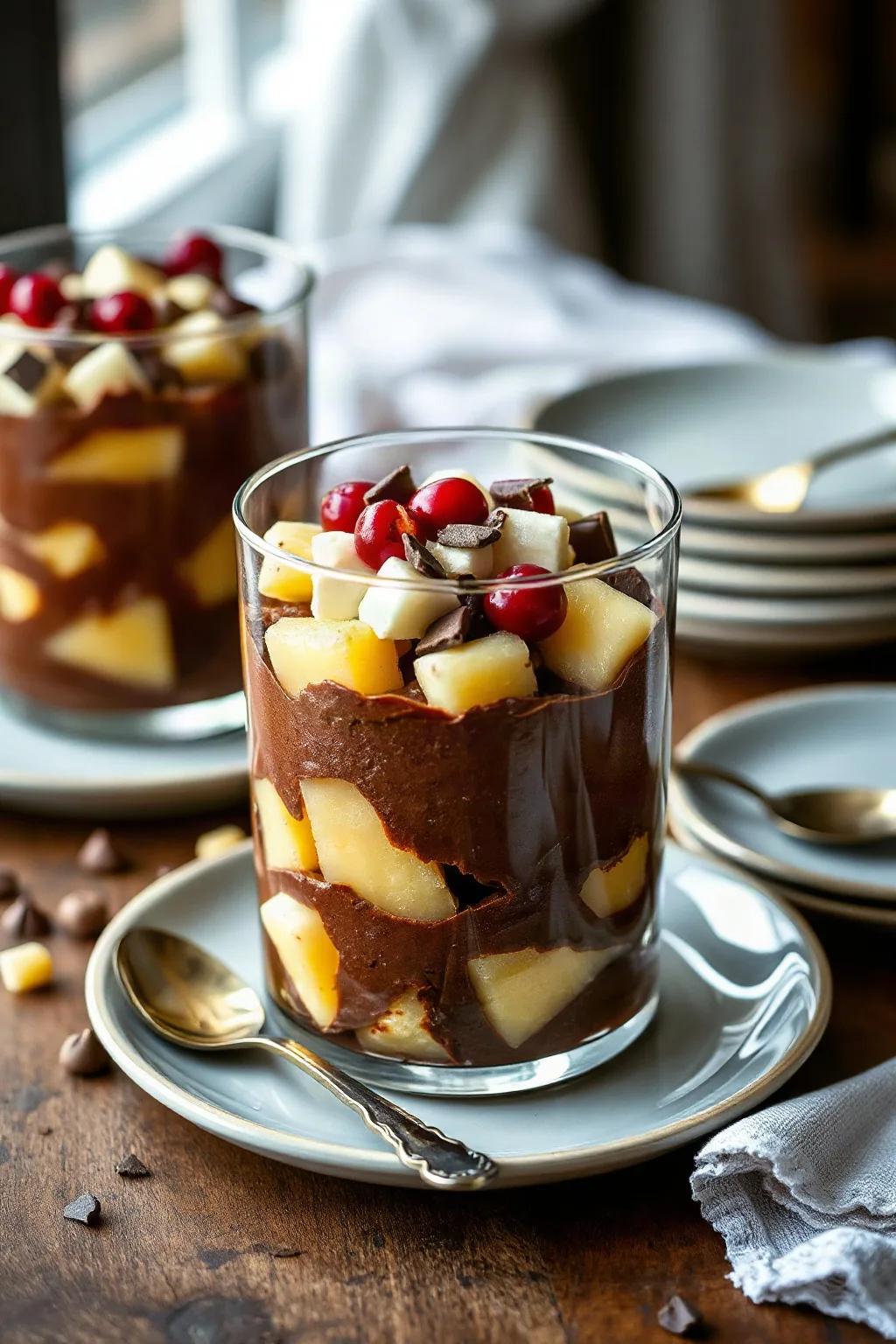 Bagatelle Trifle au Chocolat et à l'Ananas