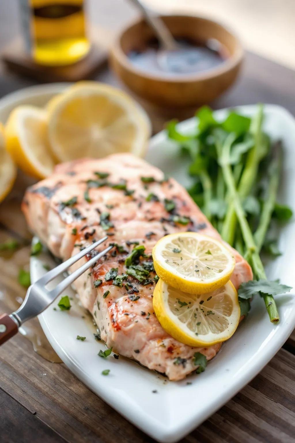 Mediterranean Grilled Salmon