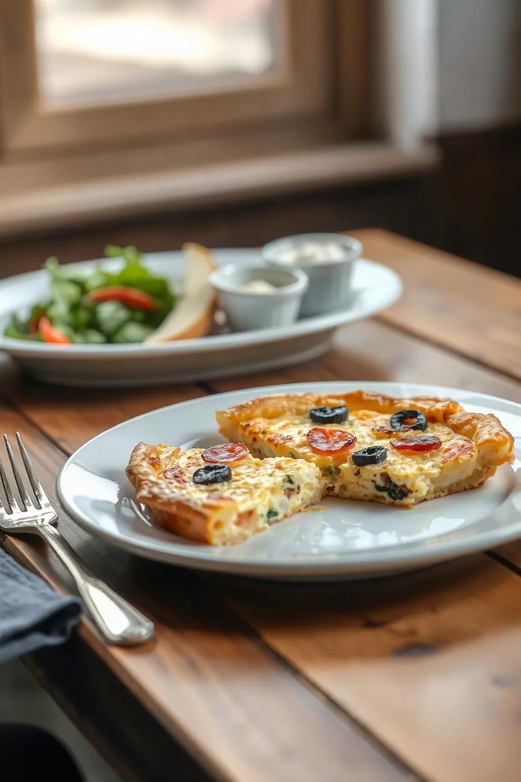 Quiche Rosti with Crispy Potato Crust