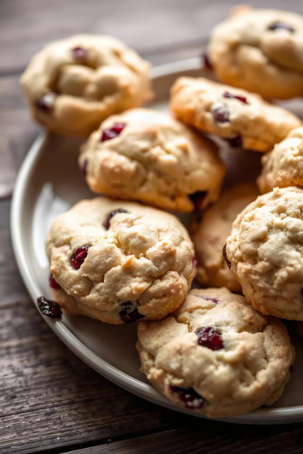 Soft Cranberry Biscuits