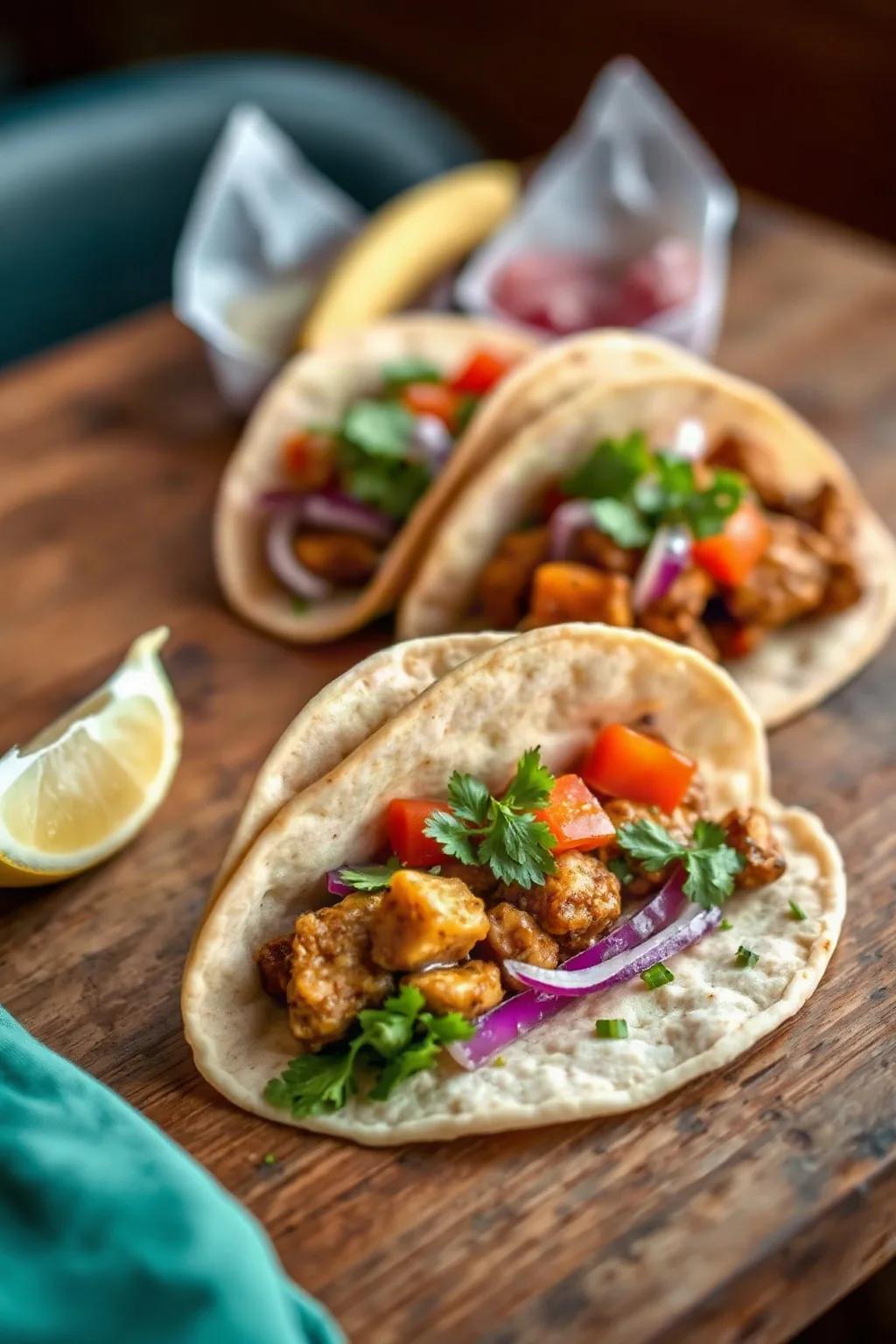 Grumman Style Vegetarian Tacos