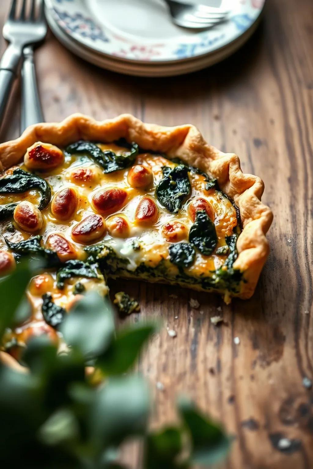 Spinach Savoury Tart