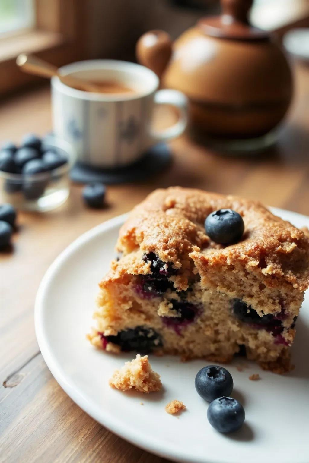 Cinnamon Blueberry Coffee Cake