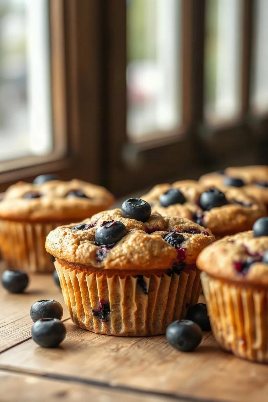 Apple and Blueberry Muffins