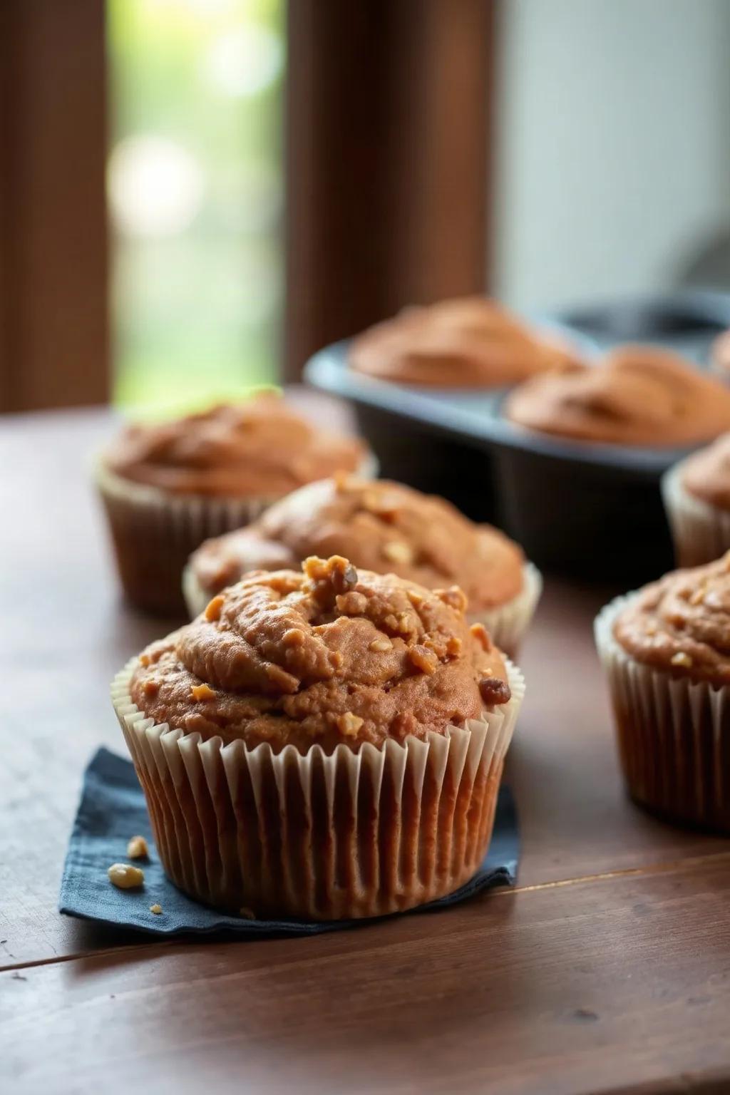 Vegan Apple and Carrot Muffins