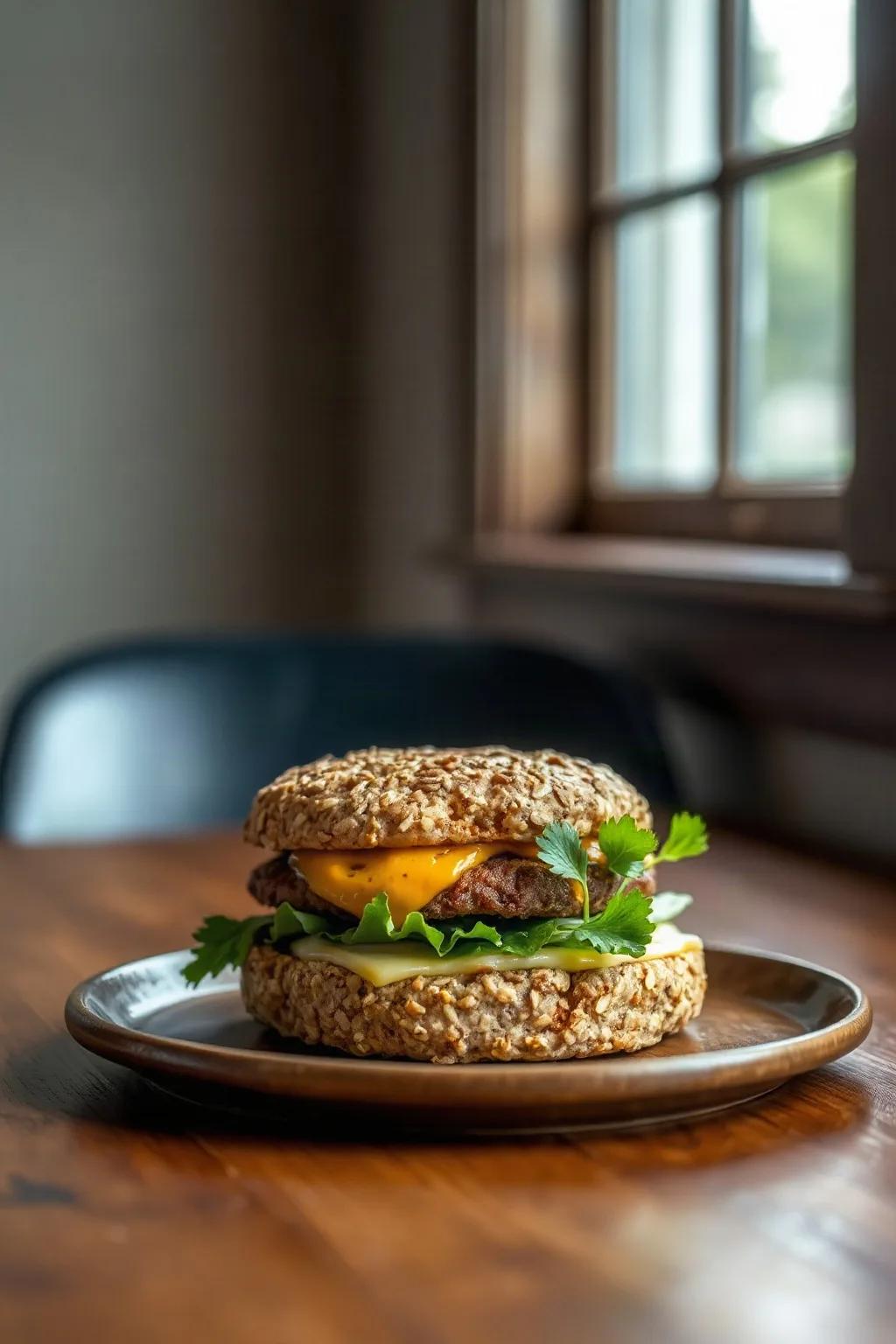 Hamburguesa de Avena de Marie Joanne Boucher