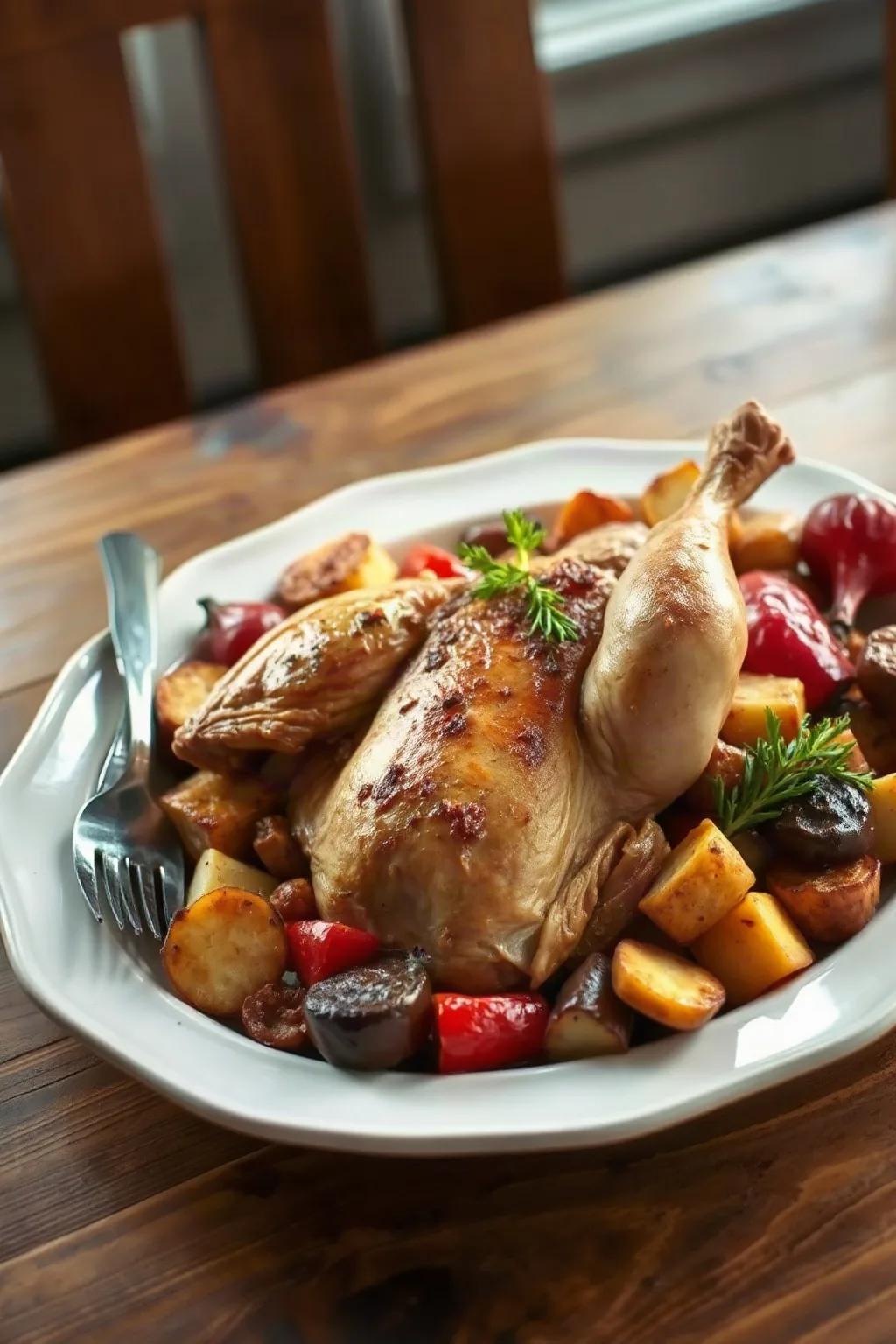 Roast Chicken with Vegetables