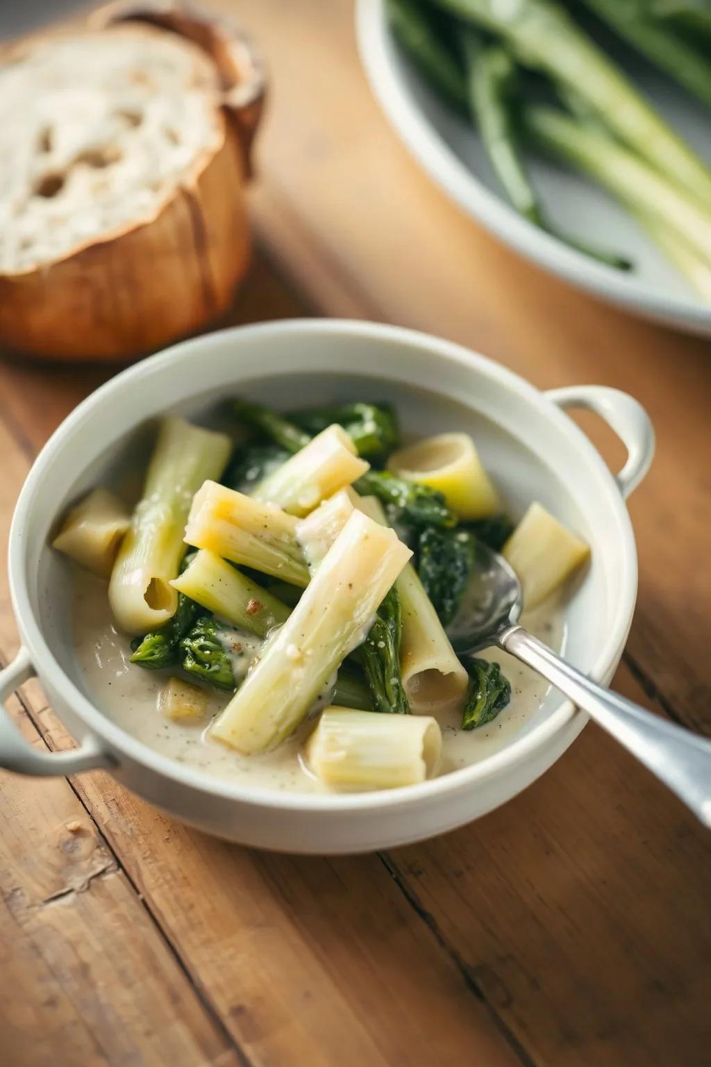 Creamy Sautéed Leeks