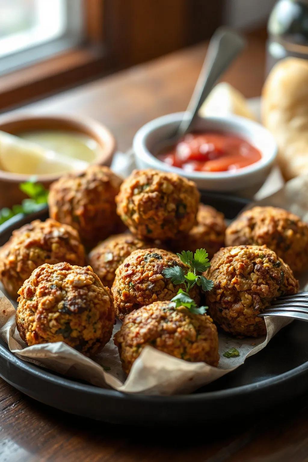 Oven-Baked Falafels