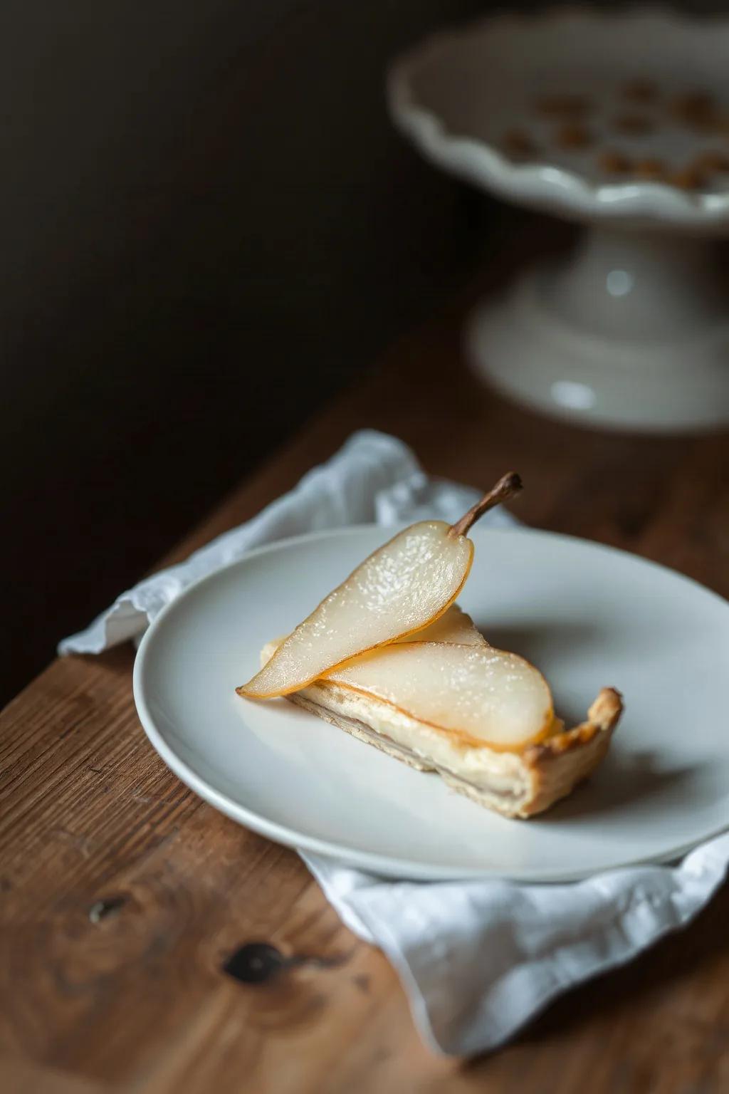 Thin Pear Tart