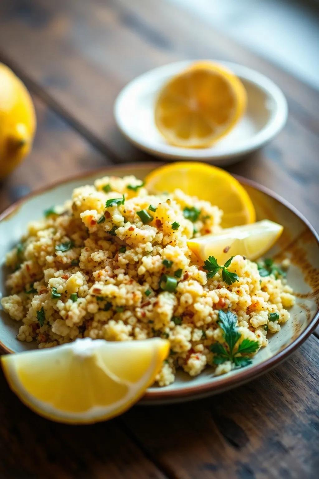 Quinoa au citron