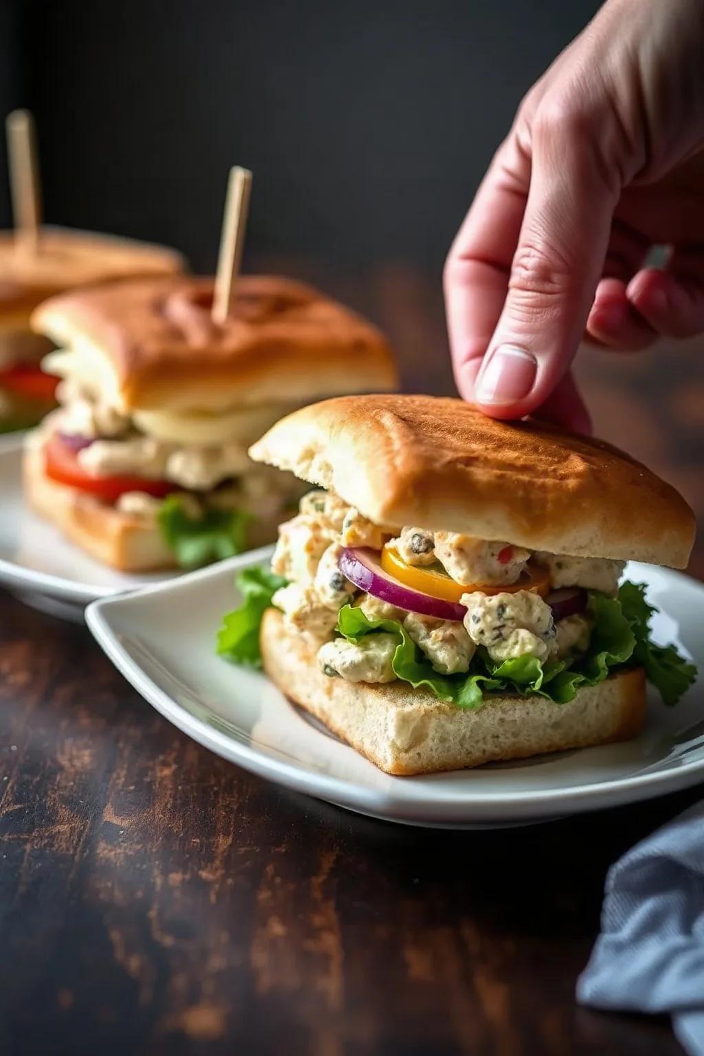 Revamped Chicken Salad Sandwiches