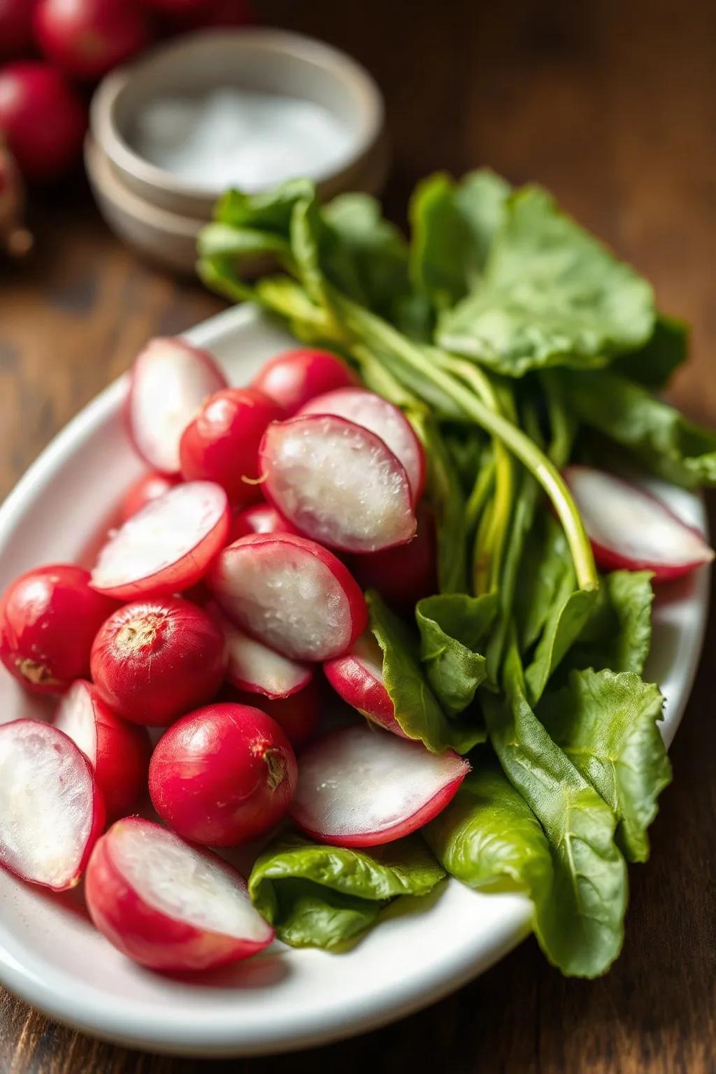 Quick Pickled Radishes