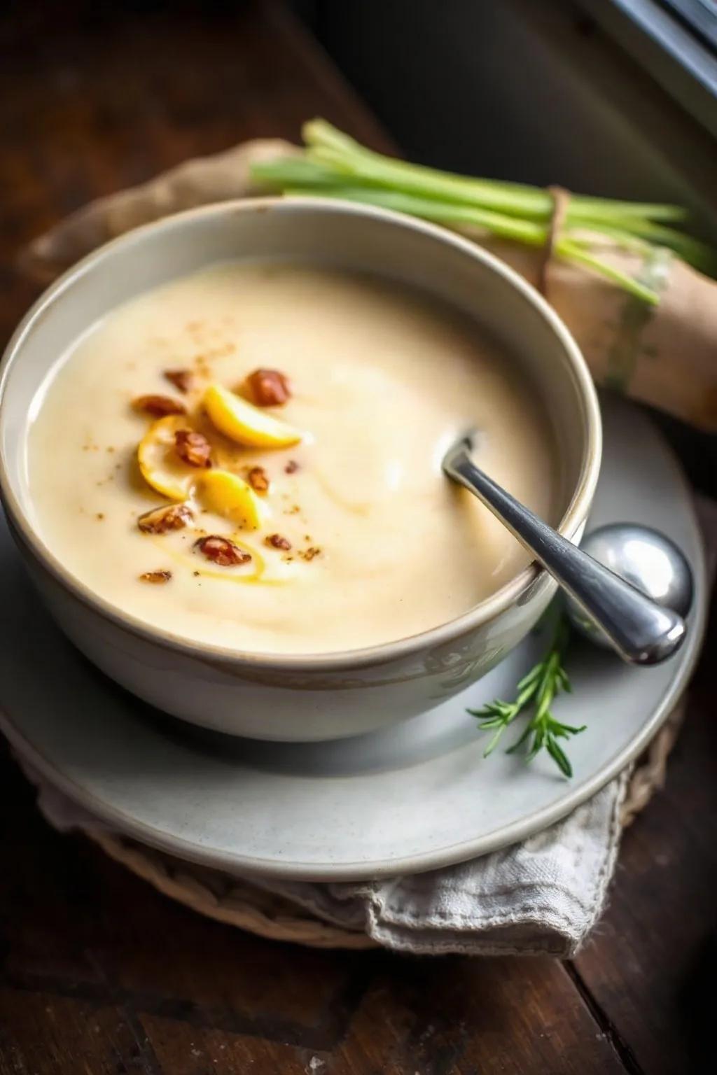 Roasted Parsnip and Onion Soup
