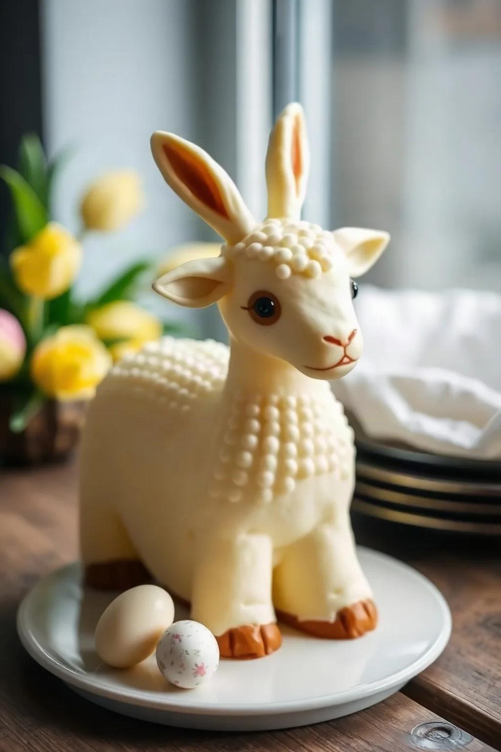 Traditional Easter Lamb Cake