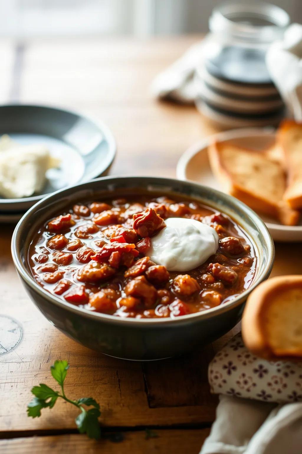 Hearty Chili Recipe Without Tomatoes