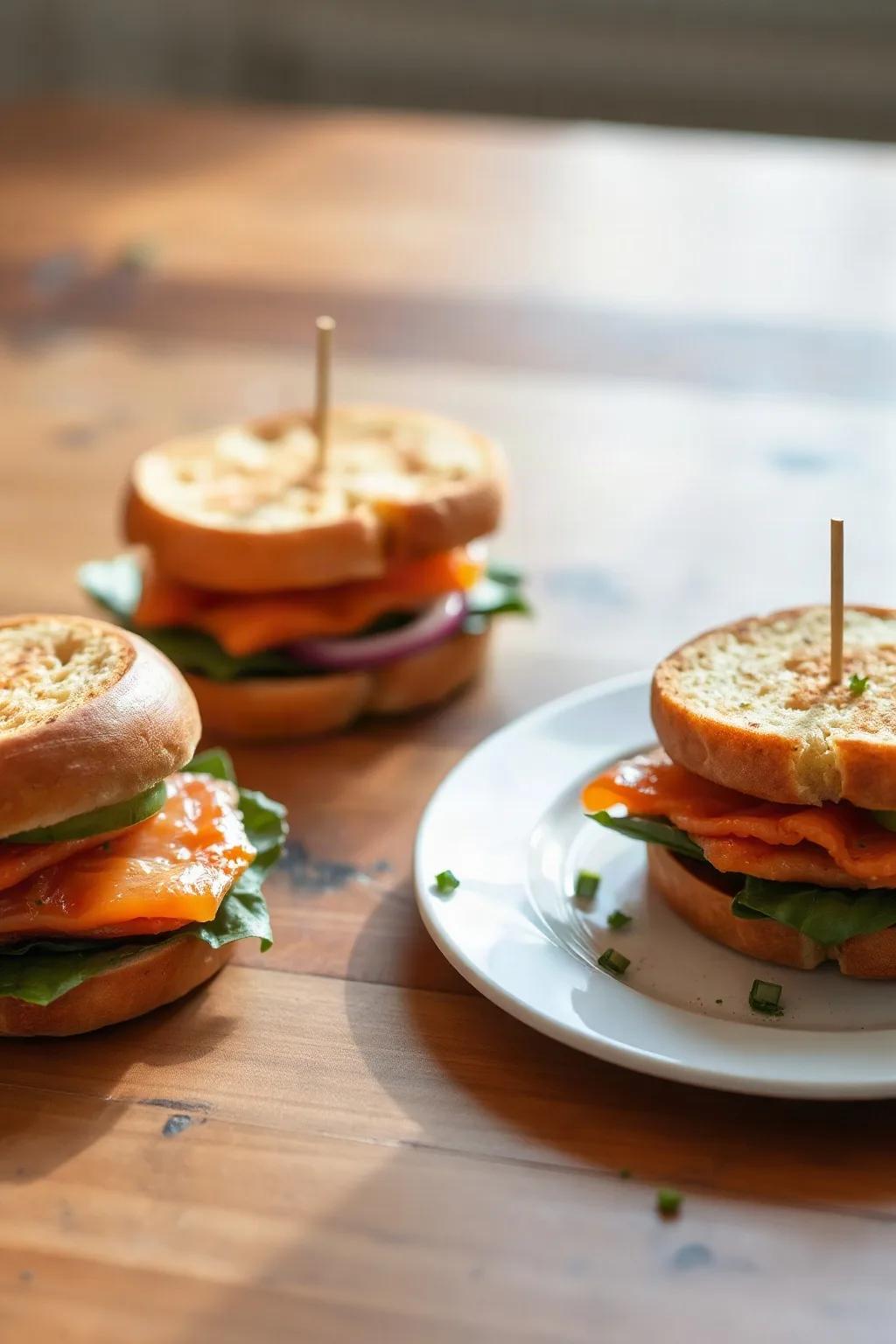 Express Confit Salmon Sandwiches