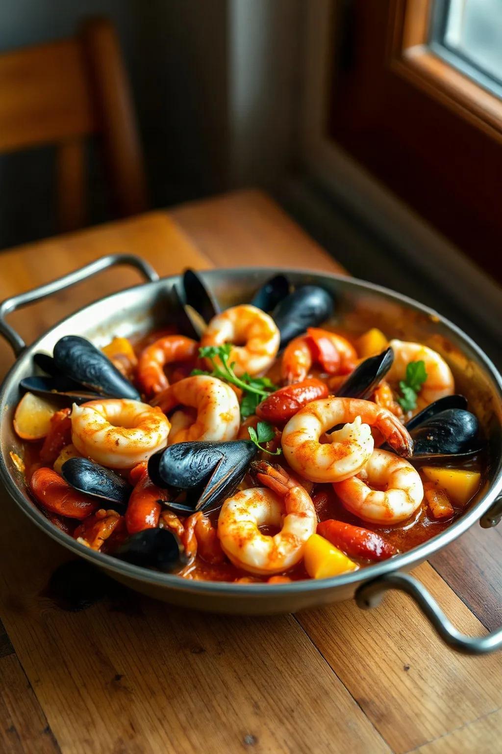 Authentic Seafood Paella Recipe with Perfect Socarrat