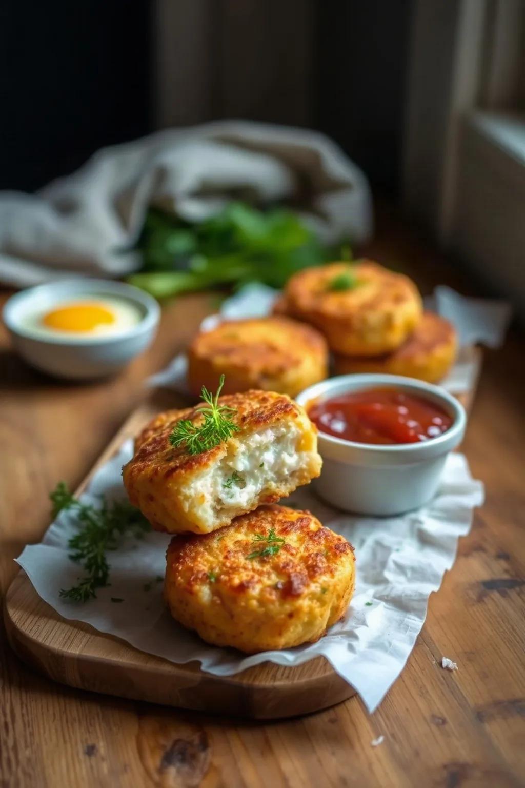 Air Fryer Fish Croquettes with Dill