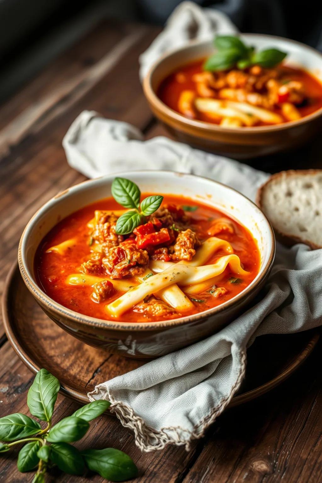 Sopa de Lasaña