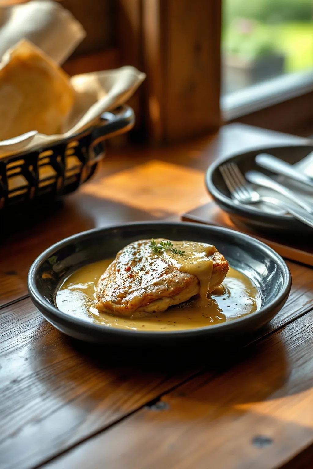 Poulet à la moutarde