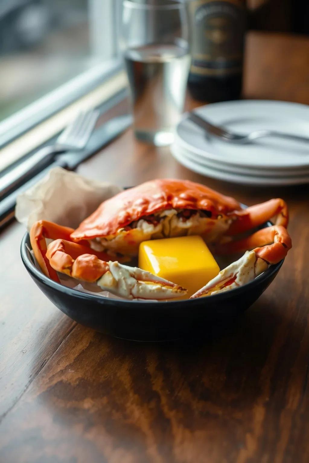 Hot Crab with Butter