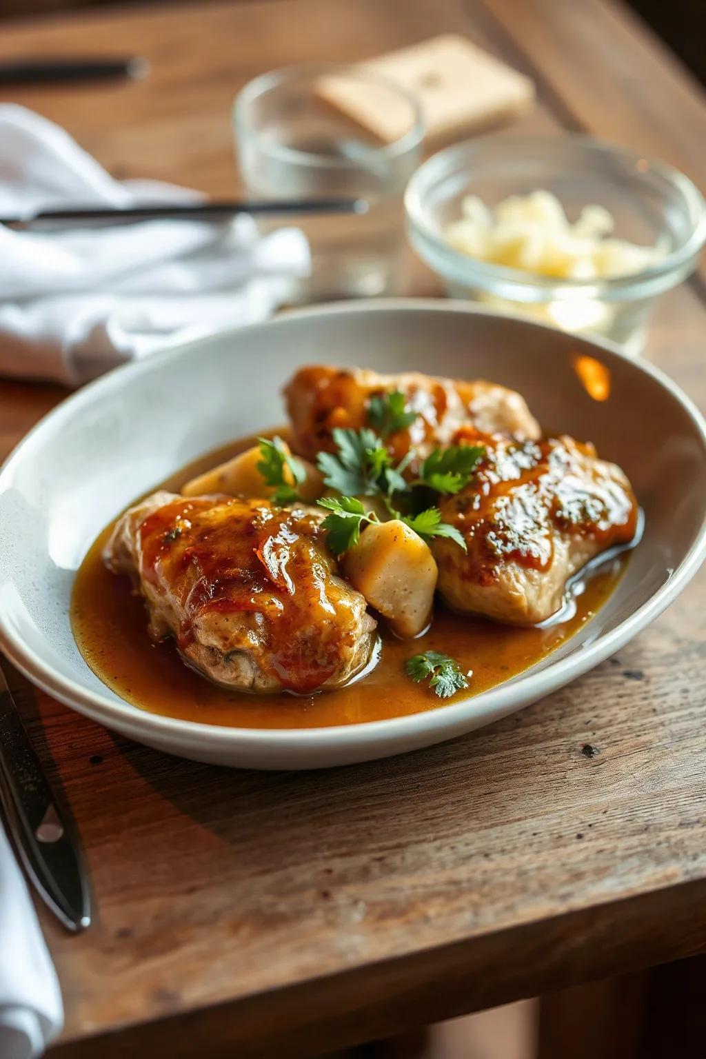 Muslos de Pollo al Vinagre