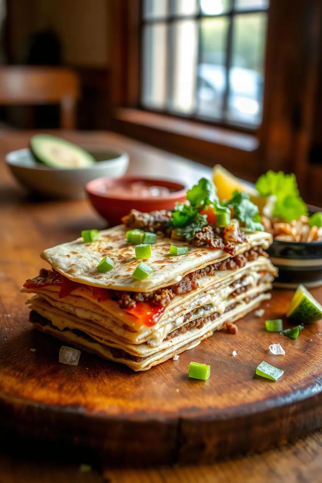 Pastel de Tortilla Tex-Mex