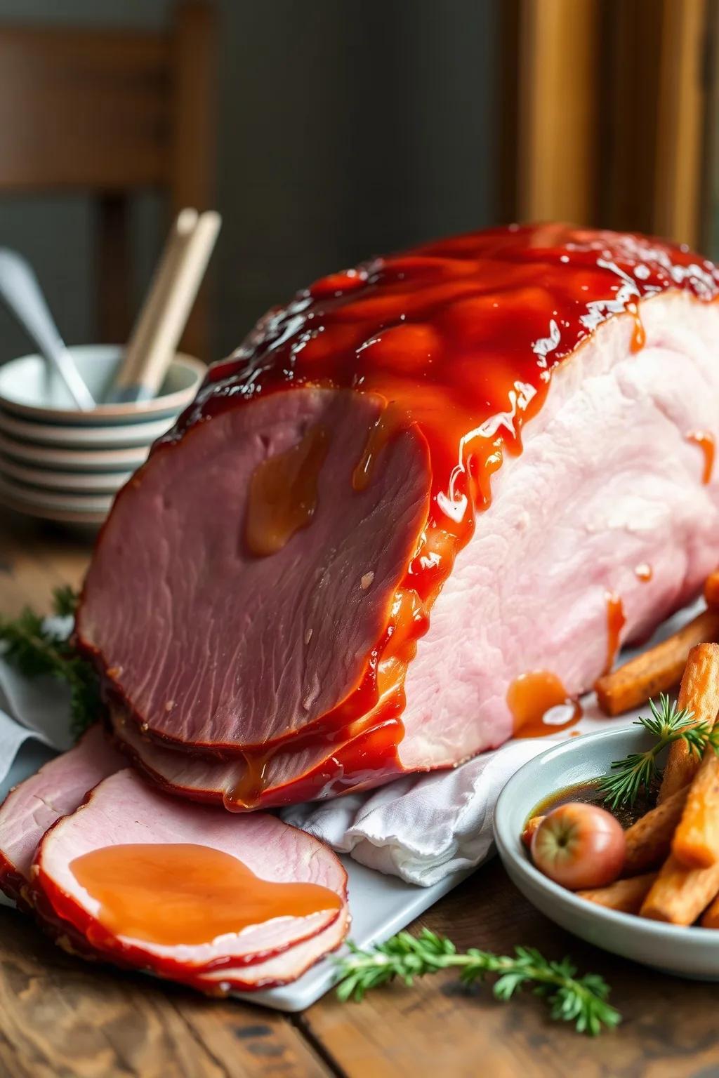 Tangy Honey Glazed Ham
