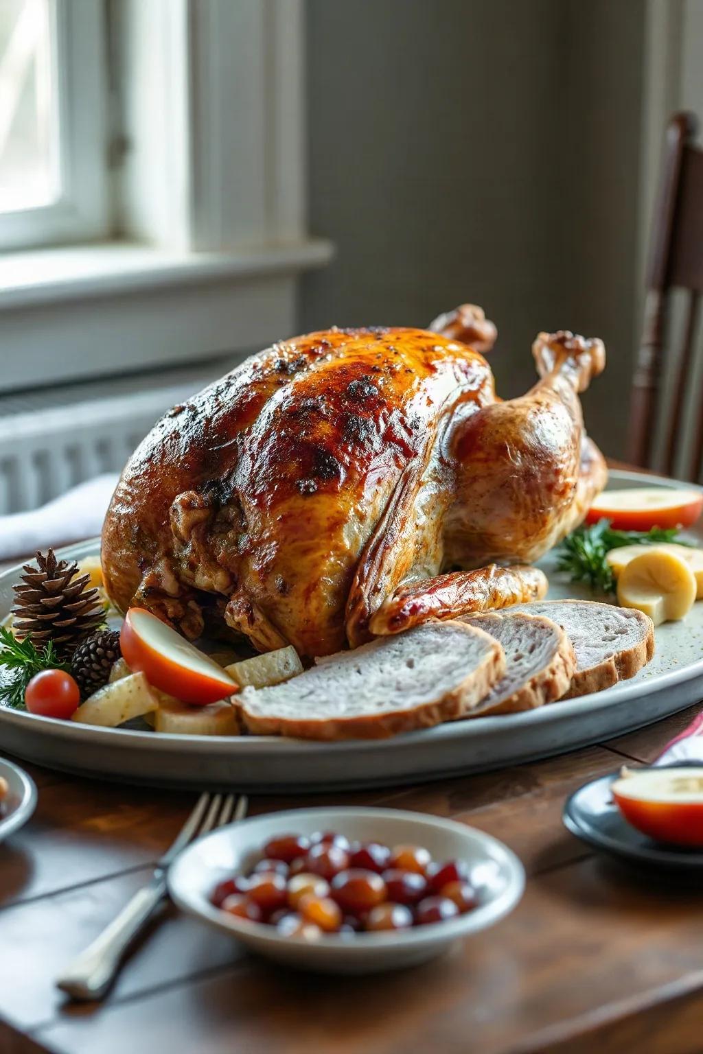 Pavo Asado para Navidad