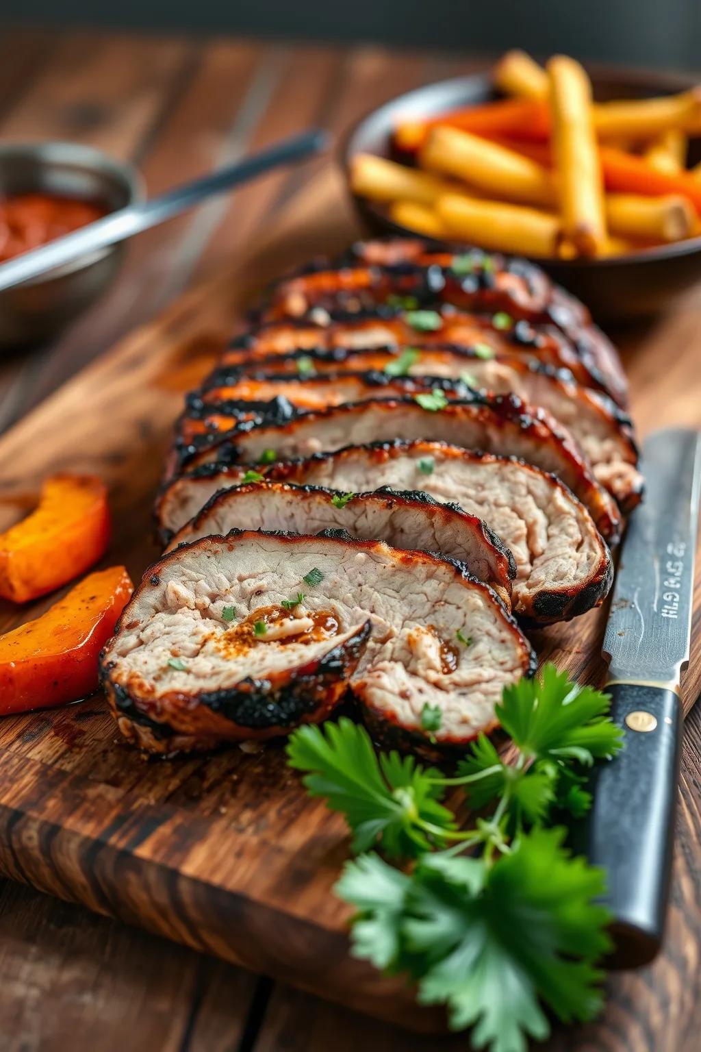 Grilled Jerk Pork Tenderloin